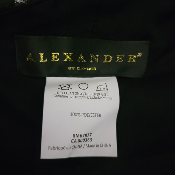 Alexander by Daymor Silver Brocade Gown 1455 6 NWT - Picture 4 of 4